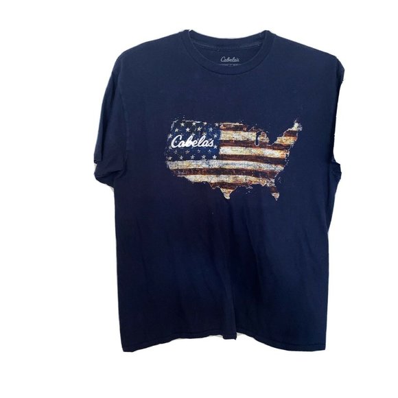 Cabela’s Navy Blue Medium American t-shirt - Picture 1 of 10